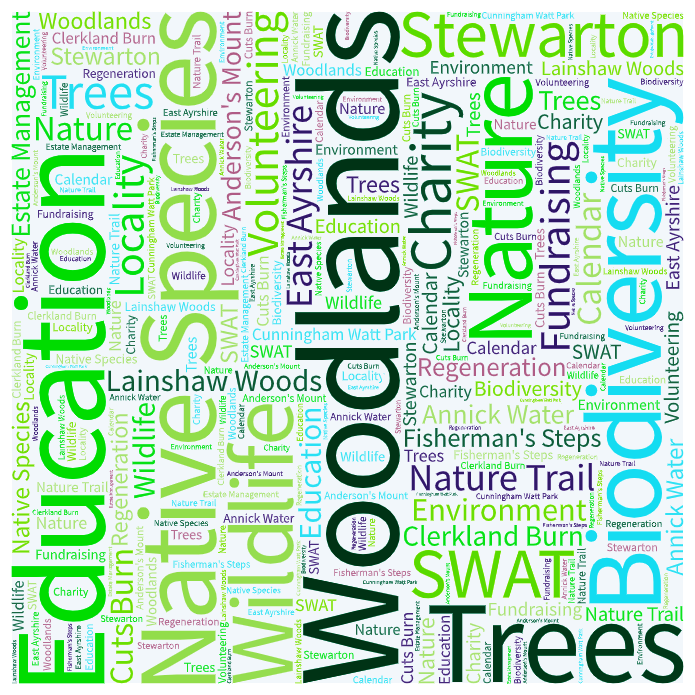 SWAT word cloud